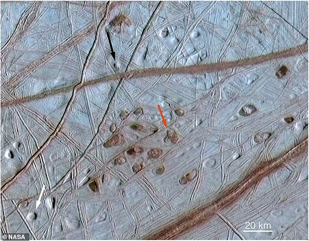 Jupiter’s moon Europa may have pockets of water in its icy shell /techregister.co.uk